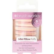 Brushworks Mini Pillow Puffs 6-pack