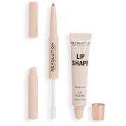 Makeup Revolution Lip Shape Kit Rose Pink