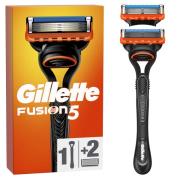 Gillette Fusion5 Razor For Men 1 Razor 2 Razor Blade Refills