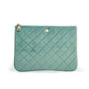 Fan Palm Mint Green Clutch