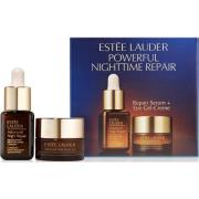 Estée Lauder Powerful Nighttime Repair Serum + Eye Set