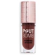 Revolution Beauty London Pout Bomb Plumping Gloss Espresso Cool N