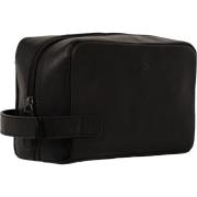 Beard Monkey Toiletry Bag Leather Black