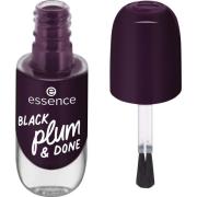 essence Gel Nail Colour 84 BLACK plum & DONE
