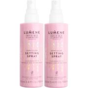 Lumene Invisible Illumination Dewy Glow Setting Spray Duo 2x100 m