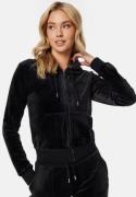 Juicy Couture Robertson Classic Velour Hoodie Black M