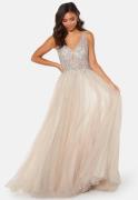 Christian Koehlert Sparkling Tulle Dream Dress Ghost Gray 42