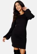 BUBBLEROOM Idalina puff sleeve dress Black XL