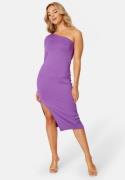 BUBBLEROOM One Shoulder Dress Purple L