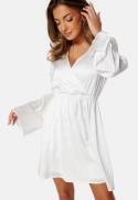 Bubbleroom Occasion Malique Satin Dress White 3XL