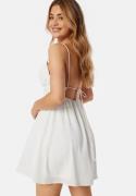 Bubbleroom Occasion Sunny Tie Back Dress White 40