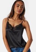 ONLY Victoria SL Lace Mix Singlet Black S