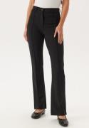 BUBBLEROOM Soft Flared Suit Trousers Black XS