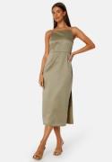 Bubbleroom Occasion Ortiza Satin Dress Olive green 36