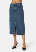 ONLY Bianca Midi Skirt Denim Medium Blue Denim XS