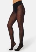 Pieces New Nikoline 20 Den Dot Tights Black M/L