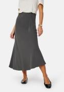 Pieces Franan HW Midi Skirt Magnet XS