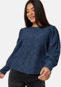 Object Collectors Item Feodora L/S Top Dark Denim Deatil:Co S