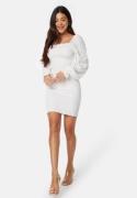 BUBBLEROOM Jayla smock dress Offwhite 2XL