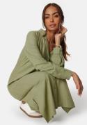 Happy Holly Linen Shirt Dress Khaki green 32/34