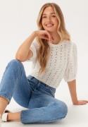 Happy Holly Broderie Anglaise Top Offwhite 52/54