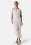 VILA Vigardea O-Neck S/S ankle dress Egret L