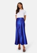 BUBBLEROOM Nicolette Satin Skirt Blue S