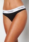 Calvin Klein CK Cotton Thong 001 Black XS