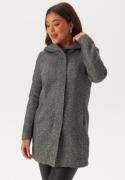 ONLY Sedona Light Coat Dark grey melange XXL