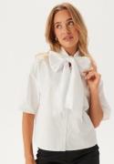 SELECTED FEMME Slfjuno 3/4 BOW SHIRT B BOW SH Bright White 34