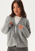 Object Collectors Item Objflora Re L/S KNIT CARDIGAN  Medium Grey Melange M