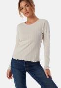 ONLY Onlcarlotta L/S TOP NOOS JRS T Pumice Stone L