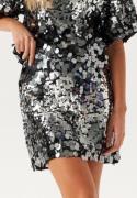 SELECTED FEMME Slftana Hw Short Sequins Skirt silver 36