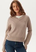 Calvin Klein Jeans Ck Embro Badge V-neck Sweater Goat M