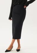 VILA Vireflecti Hw Midi Skirt Black Beauty M