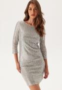 VILA Sparkling 3/4 O-Neck Dress silver L