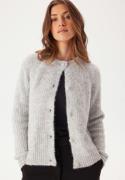 ONLY Onlmaggie Life Ls O-neck Cardi Light Grey Melange L