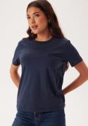 GANT Reg Script Ss T-shirt Evening Blue L