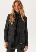 VILA Vibumble S/L PADDED VEST PADDE Black Beauty 44