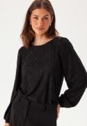 VILA Viadele O-neck L/S TOP TOP Top Black Beauty XS