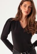 SELECTED FEMME Slffenja Ls V-neck Top Black S