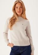 Calvin Klein Jeans Monogram Embro Crewneck Sweater Pdh Moonbeam M