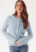 BUBBLEROOM Bouclé Cardigan Light blue XL