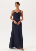 Bubbleroom Occasion Waterfall Mermaid Gown Dark blue 34