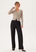 Pieces Pciris Cardigan  Birch Stripes:Black M