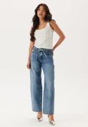 ONLY Onlgianna Mw Straight Dnm Medium Blue Denim 29/32