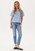 VILA Visimonia O-neck S/S TOP TOP T Kentucky Blue XS