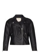 Caremmy Faux Leather Biker Noos Læderjakke Skindjakke Black ONLY Carmakoma