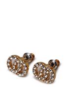 Victoria Crystal Earrings Accessories Jewellery Earrings Studs Gold Pilgrim