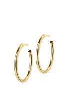 Hoops Earrings Gold Medium Accessories Jewellery Earrings Hoops Gold Edblad